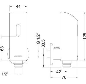 TUBO 2P 300/1000 316-ALU