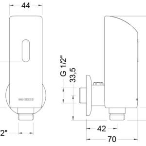 TUBO 2P 350/1000 316-ALU