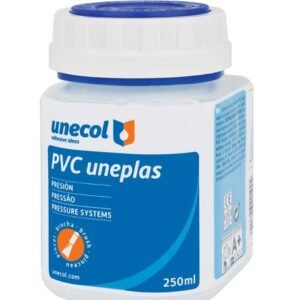 PVC UNEPLAS, Bote plástico 250 ml con pincel