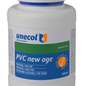 PVC NEW AGE, Bote plástico 500 ml con pincel