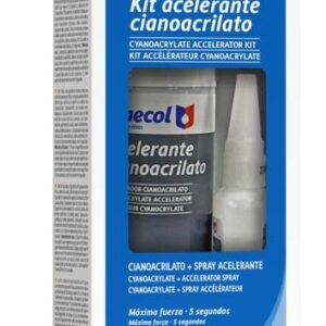 KIT ACELERANTE+CIANO M.POROSOS,Bot.50 g+Aeros.200ml