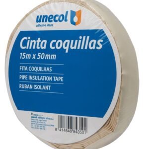 CINTA COQUILLA BLANCA, Rollo 15mx50mm