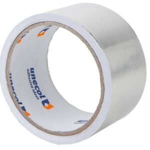 CINTA ALUMINIO, Rollo 10 m x 50 mm. 50 micras