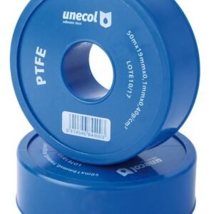 CINTA PTFE, Rollo 50 m x 19 mm x 0,1 mm. 0,40g/cm3