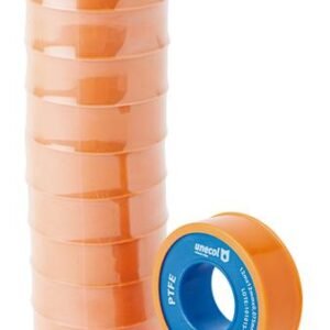 CINTA PTFE, Rollo 12 m x 12 mm x 0,075mm. 0,35g/cm3