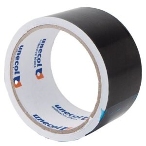 CINTA ALUMINIO NEGRA, Rollo 10 m x 50 mm. 30 micras