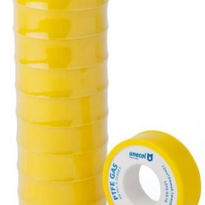 CINTA PTFE USO GAS, Rollo 12 m x 12 mm x 0,1 mm. 0,70g/cm3