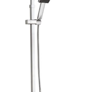 Monomando ducha columna cuadrada 2V. Amsterdam telesc. roc. cuadrado. 250mm INOX cromado AMS92049C Griferias Borras