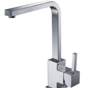 Monomando Fregadero Cocina caño alto giratorio cromado AMS9205C Griferias Borras