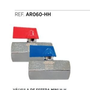 Válvula Mini H-H 1/2" Azul