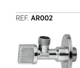 Válvula Escuadra 1/2" x 3/8"