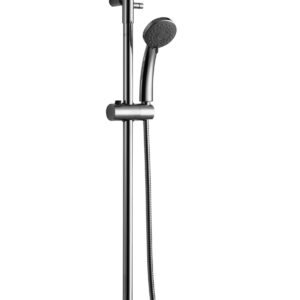 Termostática baño-ducha columna 3V. THERM-BO telesc. roc. cuadrado. 250mm INOX cromado DFW1448C Griferias Borras