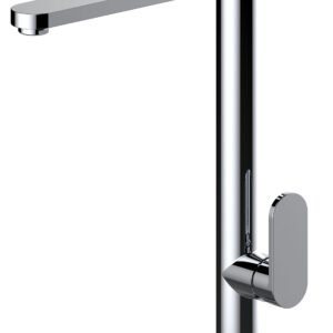 Monomando Fregadero Cocina caño alto giratorio cromado K0325C Griferias Borras