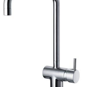 Monomando Fregadero Cocina caño alto giratorio cromado MIL0348C Griferias Borras