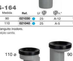 S-164 MANGUITO INODORO 110