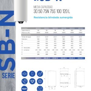 TERMO 100 L. SB - Triposicional