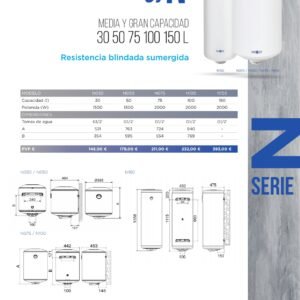 TERMO 100 L. N - Vertical