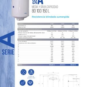 ACUMULADOR 100 L. A100