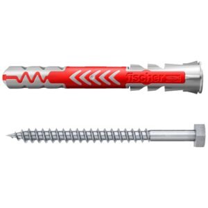 Tacos DuoPower 10x80 L con Tornillos (10 uds.)