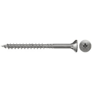 Tornillo de aglomerado fischer PowerFast-SZ 3,5x40 A2P con cabeza avellanada, rosca parcial y engarce PZ (100 uds.)