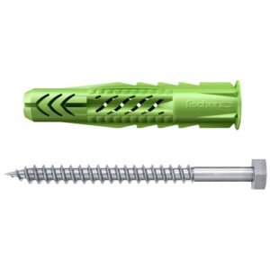 Blister Taco universal UX Green 10x60 con Tornillo - 4 uds.