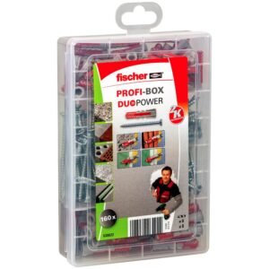 Maletin Profi-Box con tacos DuoPower y tornillos