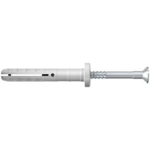 fischer Taco clavo N 8 x 80/40 F con cabeza plana galvanizado