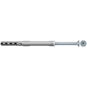 Fijaciones de marco SXR 10 x 100 T con tornillo de seguridad gvz - 50uds.