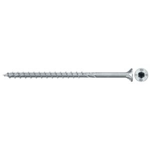 Tornillos para madera fischer PowerFast II CTP 6x110 BC con cabeza avellanada, rosca parcial y engarce TX (100 uds.)