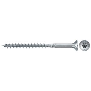 Tornillos para madera fischer PowerFast II CTP 4,5x70 BC con cabeza avellanada, rosca parcial y engarce TX (500 uds.)