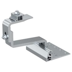 Gancho fischer para tejado inclinado con cubierta de tejas y 4 posiciones de ajuste RH 40-52 HB AL de aluminio.