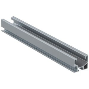 Perfil de aluminio fischer SolarFish H33 de 2,50 m para sistemas de montaje fotovoltaicos.