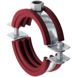 Abrazadera isofónica de silicona resistente a altas temperaturas FRSH 133 - 141