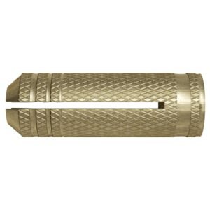 Fijación de latón fischer MS 12x37 para tornillos métricos - 10uds.