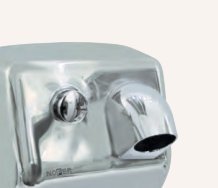 Secapelos ZONDA carcasa acero blanco