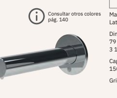 Dosificador de jabón encimera con sensor láser  SÓLO CORRIENTE ELÉCTRICA 220v