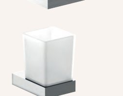 Serie CORINTO SATINADO - Escobillero acero inoxidable AISI 304