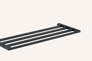 Serie CORINTO NEGRO - Percha acero inoxidable AISI 304