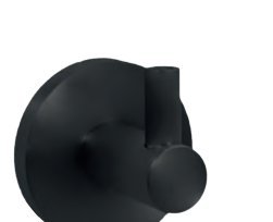 Serie NIZA NEGRO - Percha acero inoxidable AISI 304