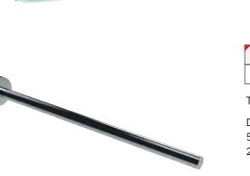 Serie CLASSIC - Toallero de acero inoxidable acabado brillo Ø 25 mm