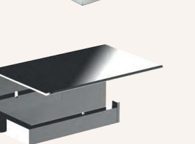 Serie CRETA BRILLO - Percha latón cromado