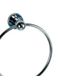 Serie SIENA - Toallero aro grande latón cromado