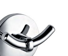 Serie MONACO - Percha latón cromado