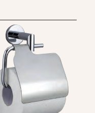 Serie LINE - Dispensador papel higiénico zamac acabado brillo