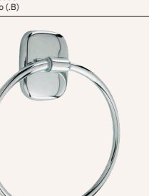 Toallero aro zamac brillo