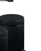 Cubeta higiénica con pedal 12 l acero inoxidable acabado blanco