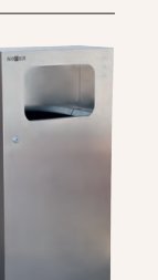 Aro embellecedor con tapa para papelera en encimera acero inoxidable satinado