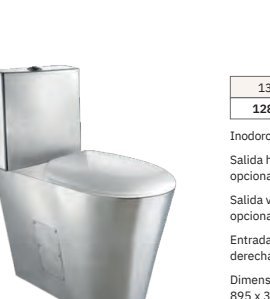 Bidé suspendido acero inoxidable