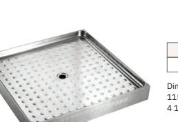 Bañera infantil acero inoxidable AISI 304