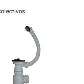 Válvula con tapon para lavamanos 13070/13071/13080/13081 Latón cromado